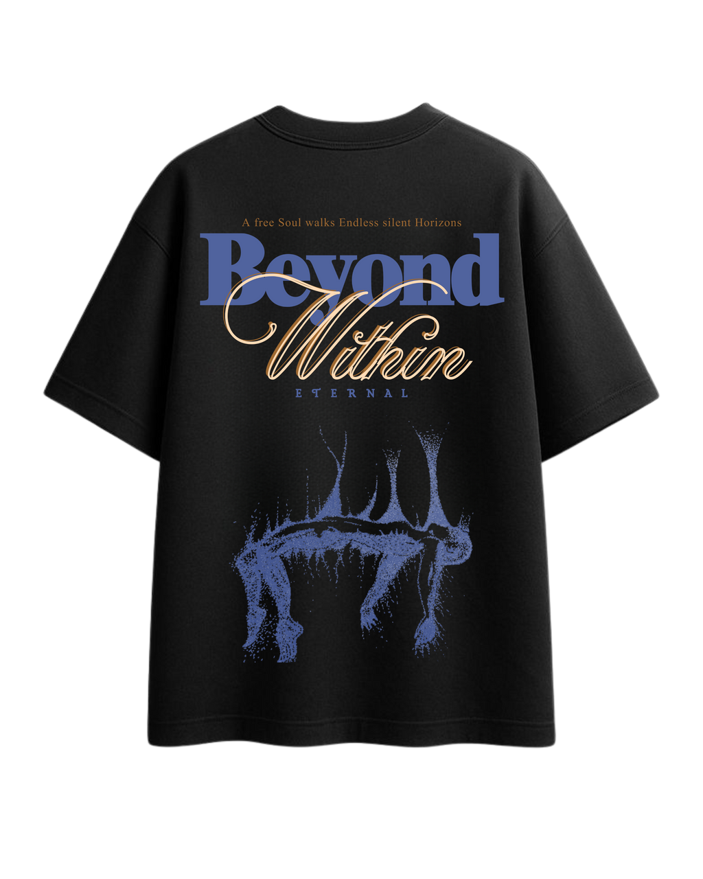 Beyond Eternity Oversized T-Shirt Black