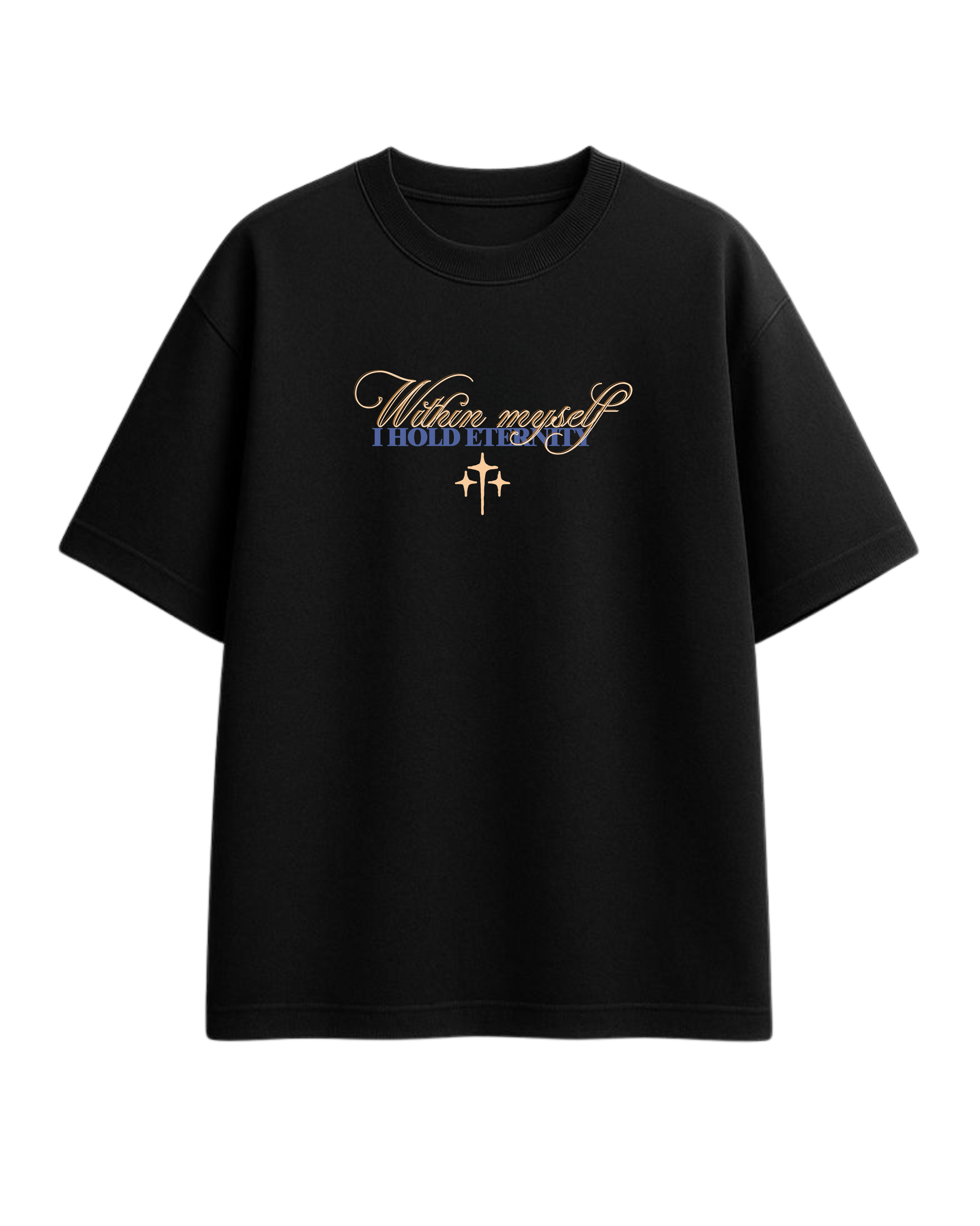 Beyond Eternity Oversized T-Shirt Black