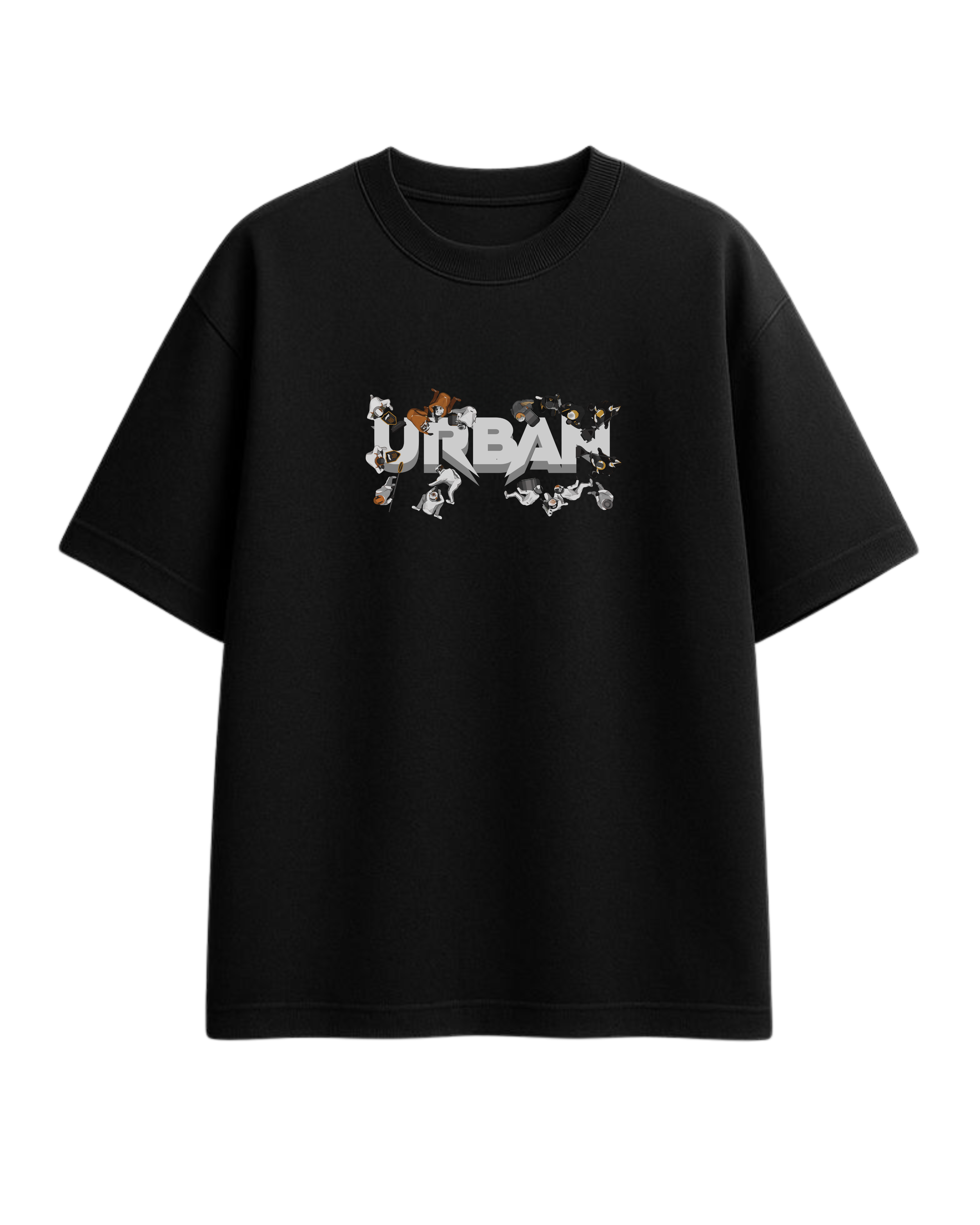 Motorsport Pitstop Oversized T-Shirt Black