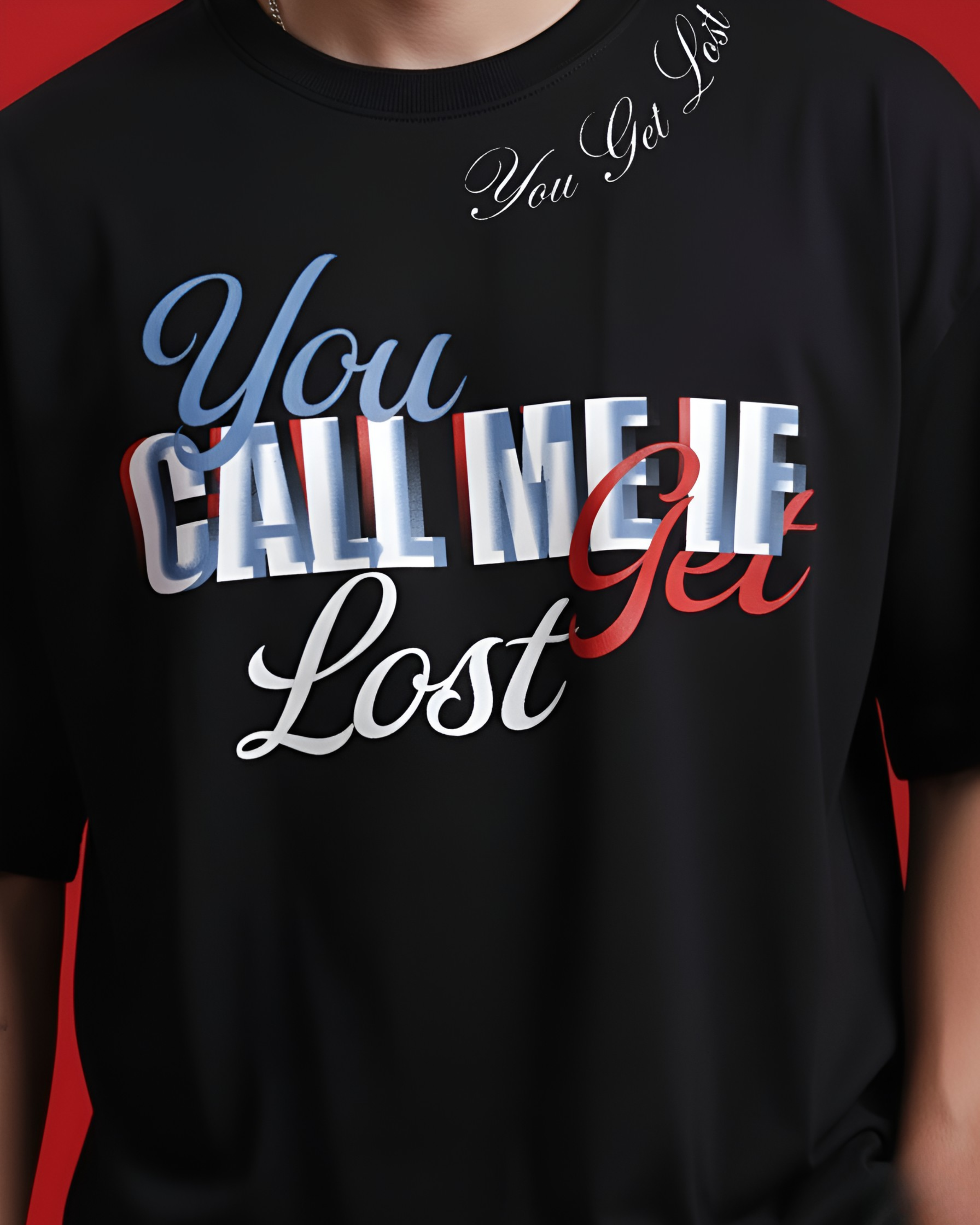 Call Me If You Get Lost Oversize T-Shirt Black