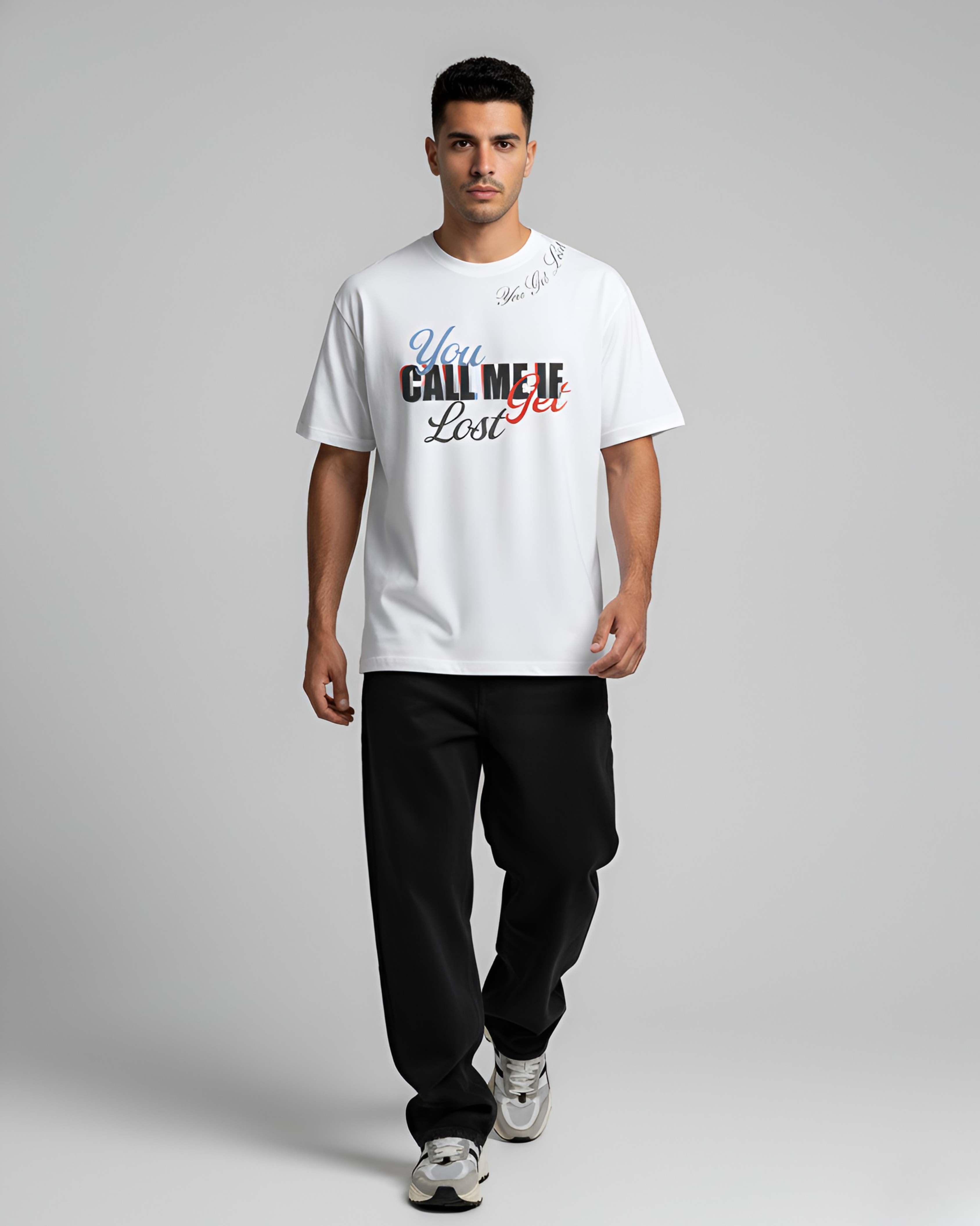 Call Me If You Get Lost Oversized T-Shirt White