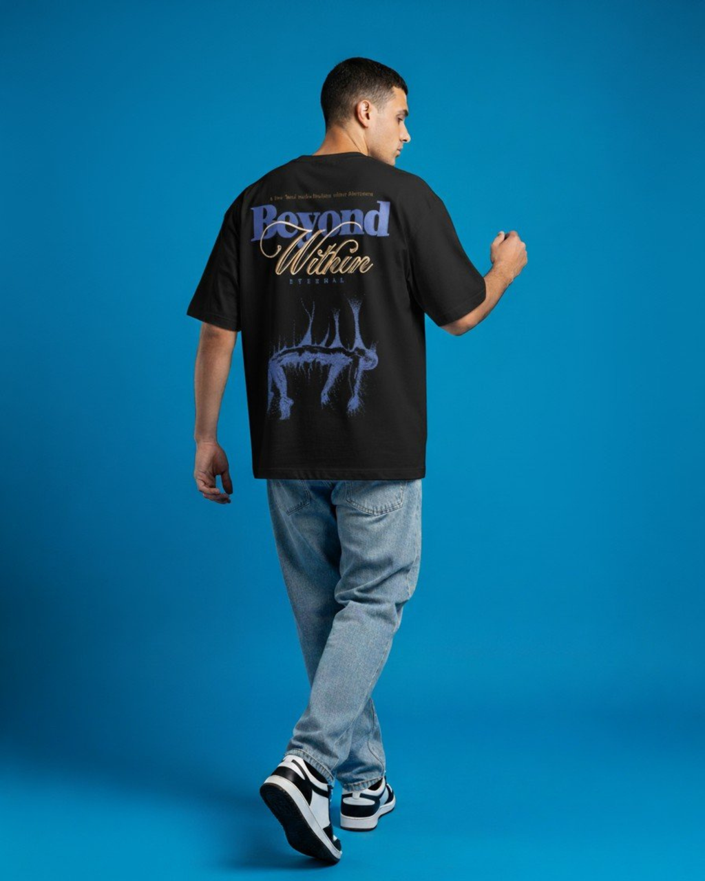 Beyond Eternity Oversized T-Shirt Black
