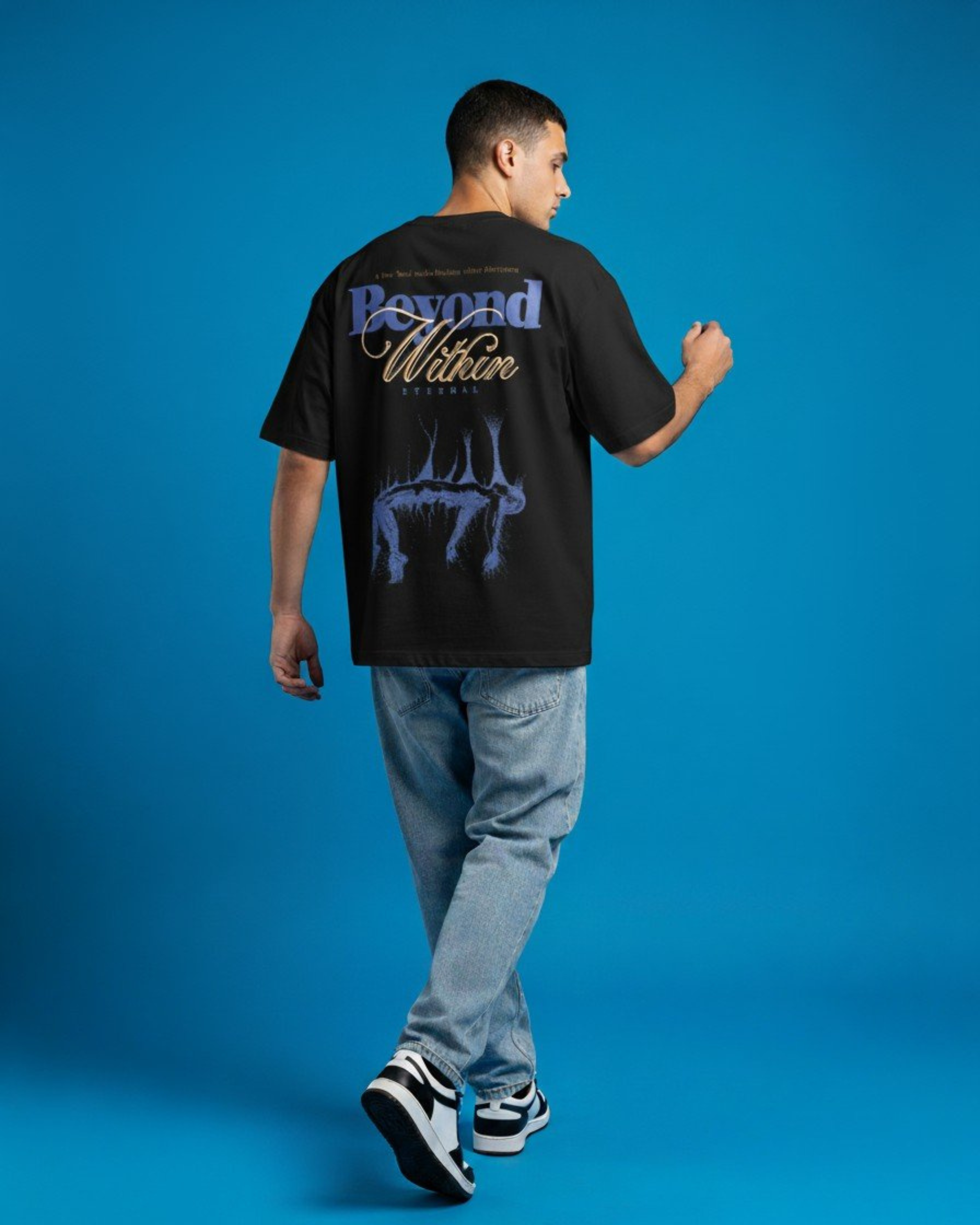 Beyond Eternity Oversized T-Shirt Black