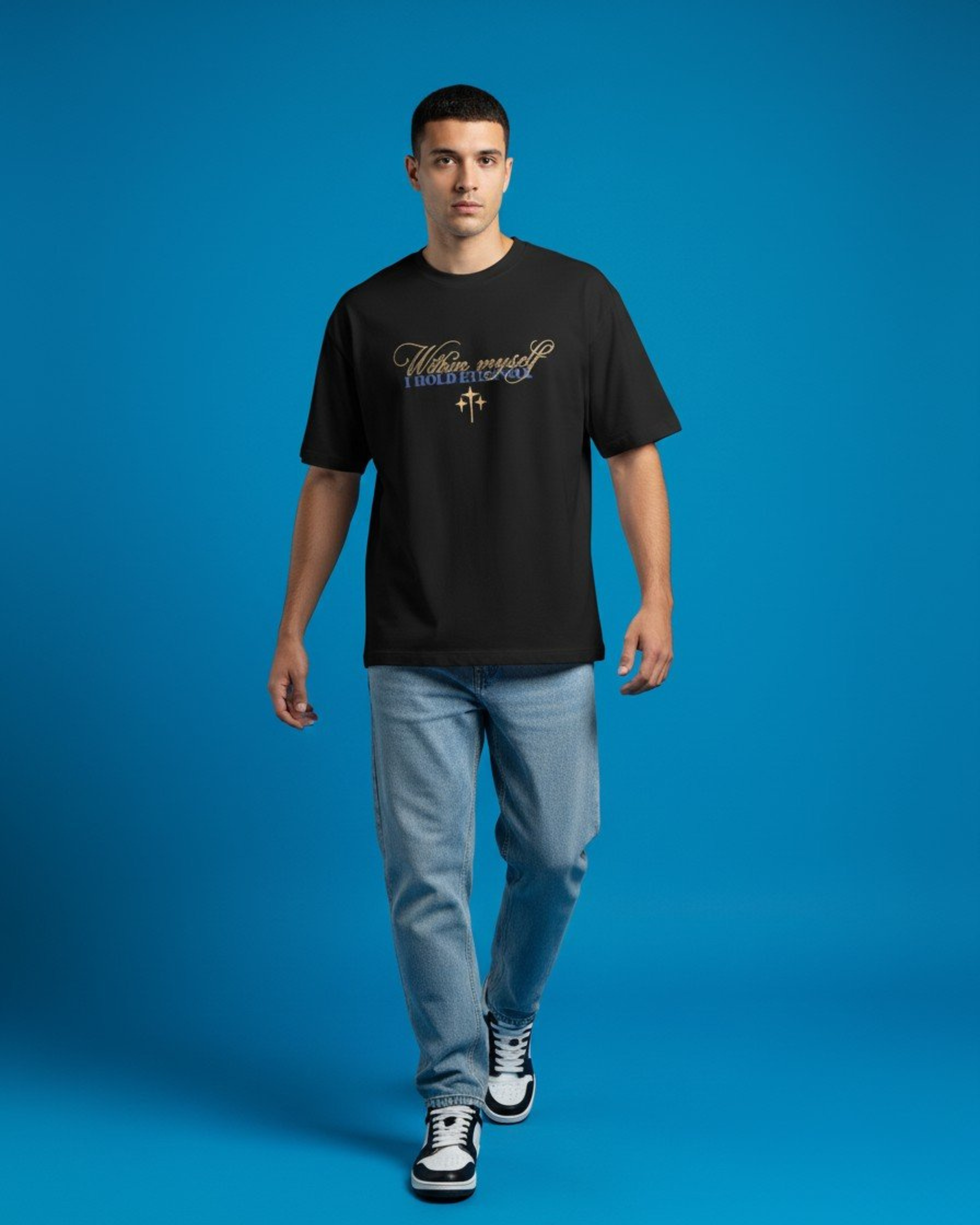 Beyond Eternity Oversized T-Shirt Black