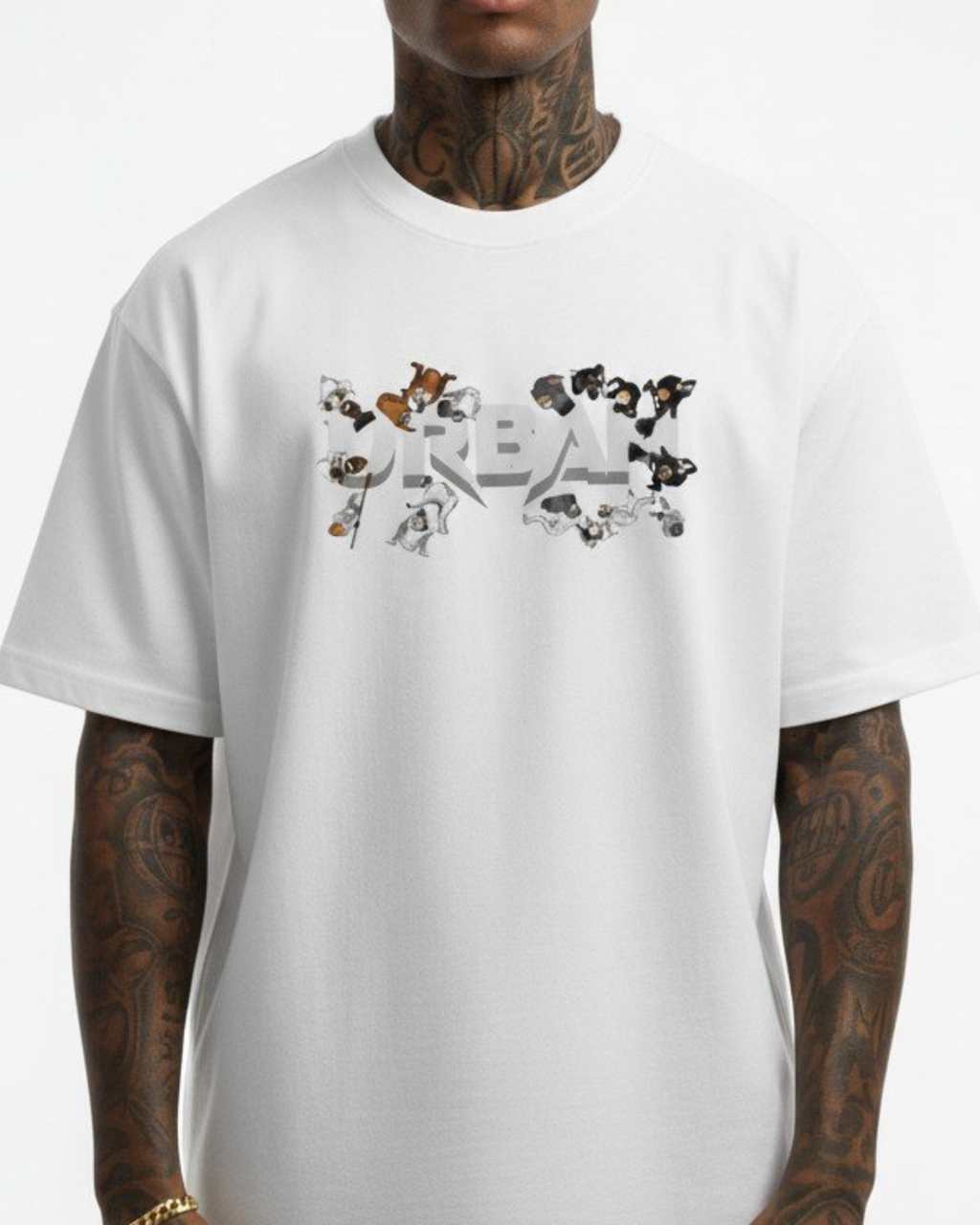 Motorsport Pitstop Oversized T-Shirt White