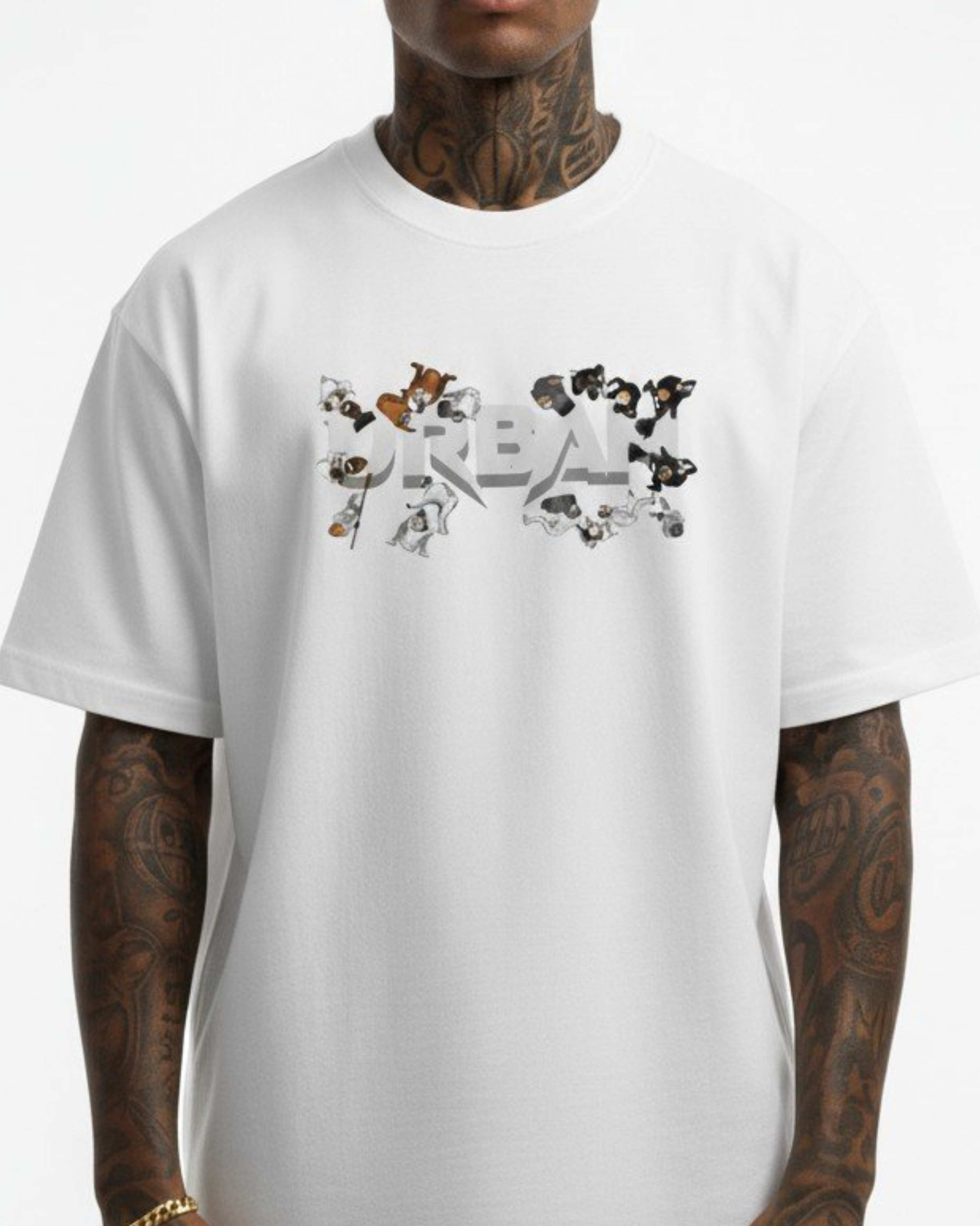 Motorsport Pitstop Oversized T-Shirt White