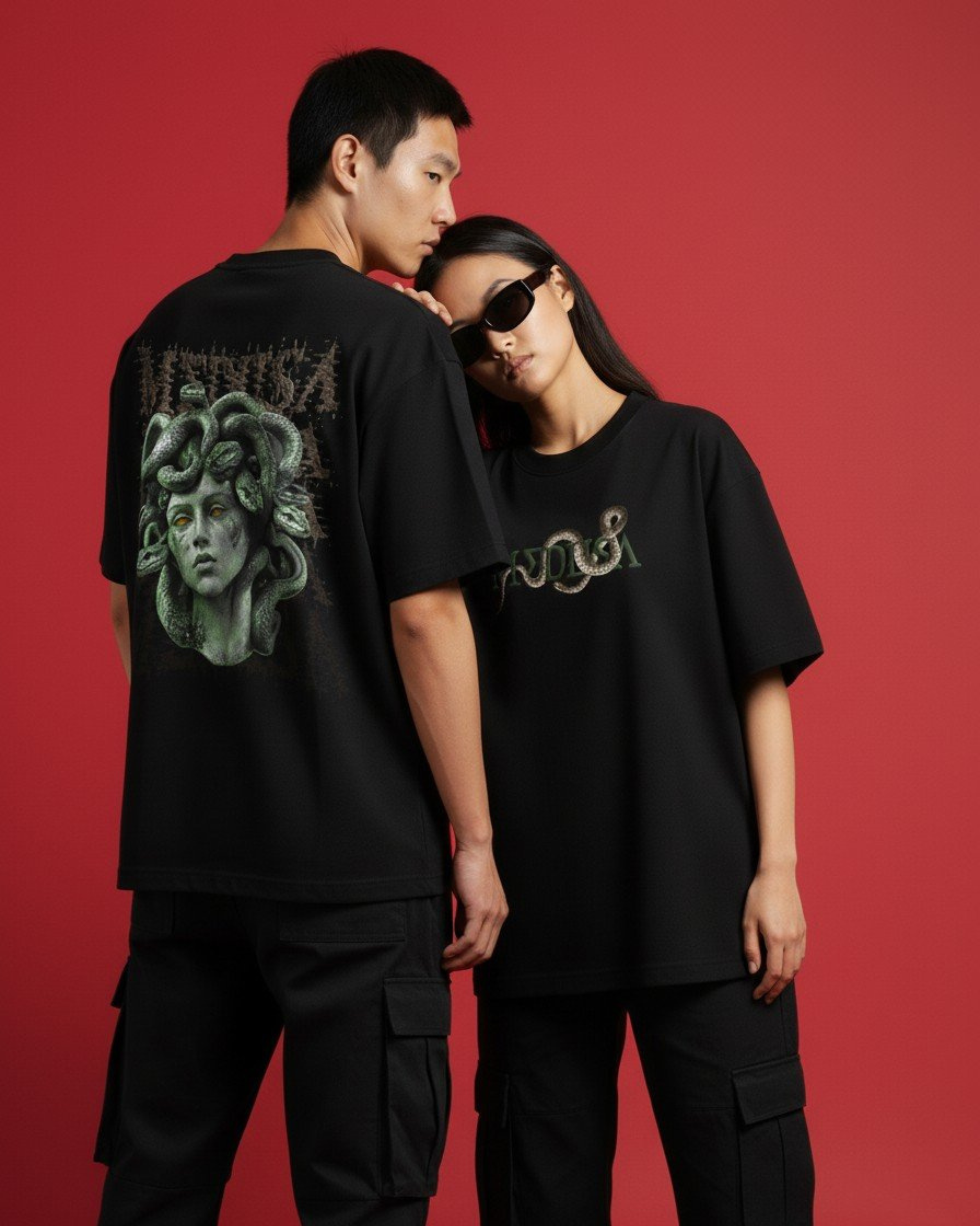 Medusa Curse Oversized T-Shirt