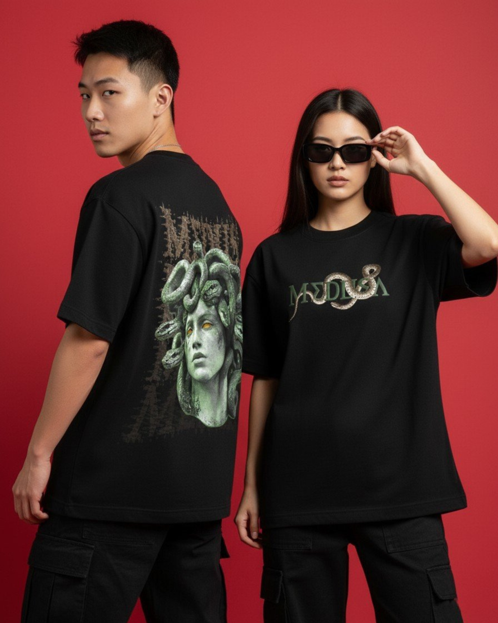 Medusa Curse Oversized T-Shirt