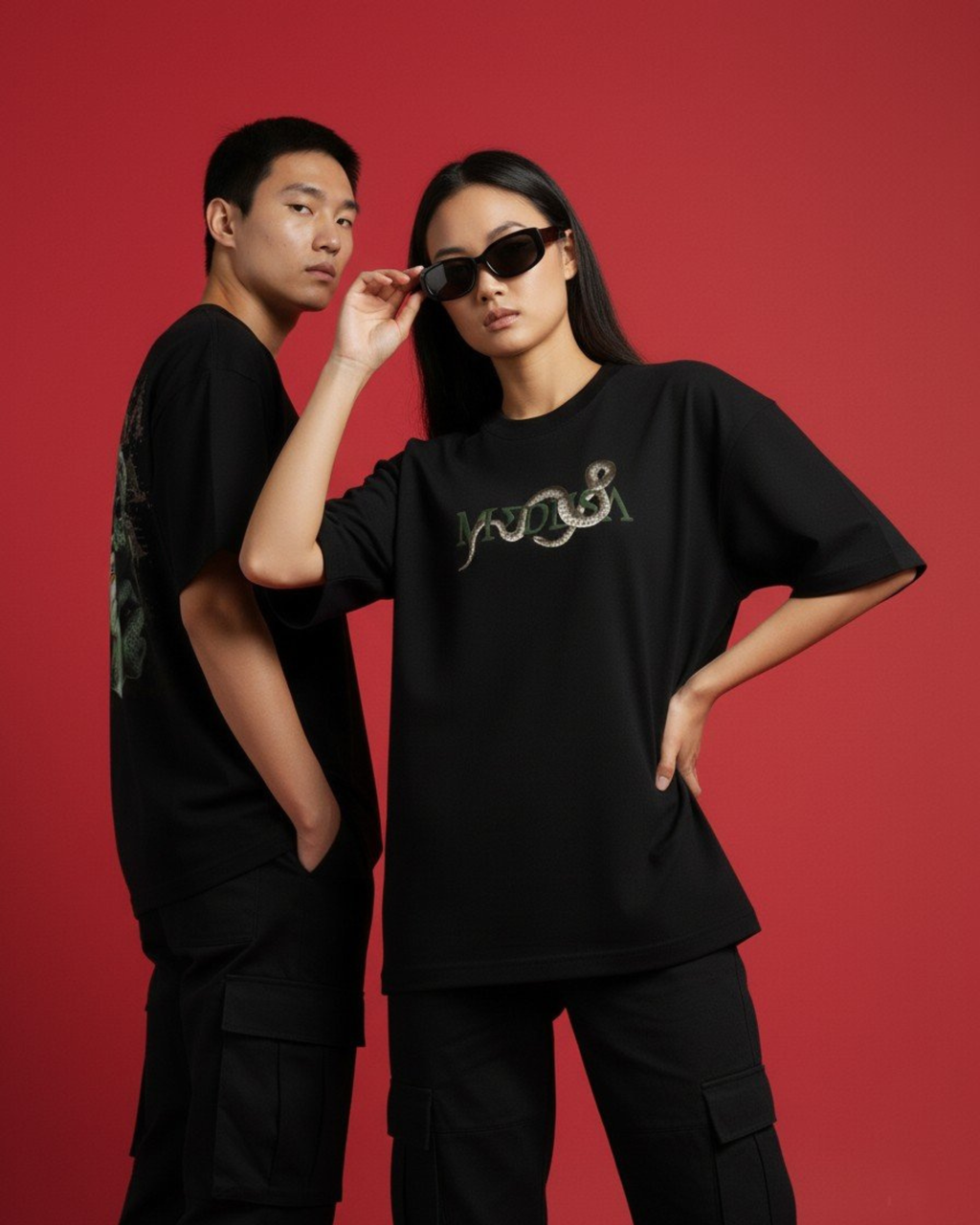 Medusa Curse Oversized T-Shirt