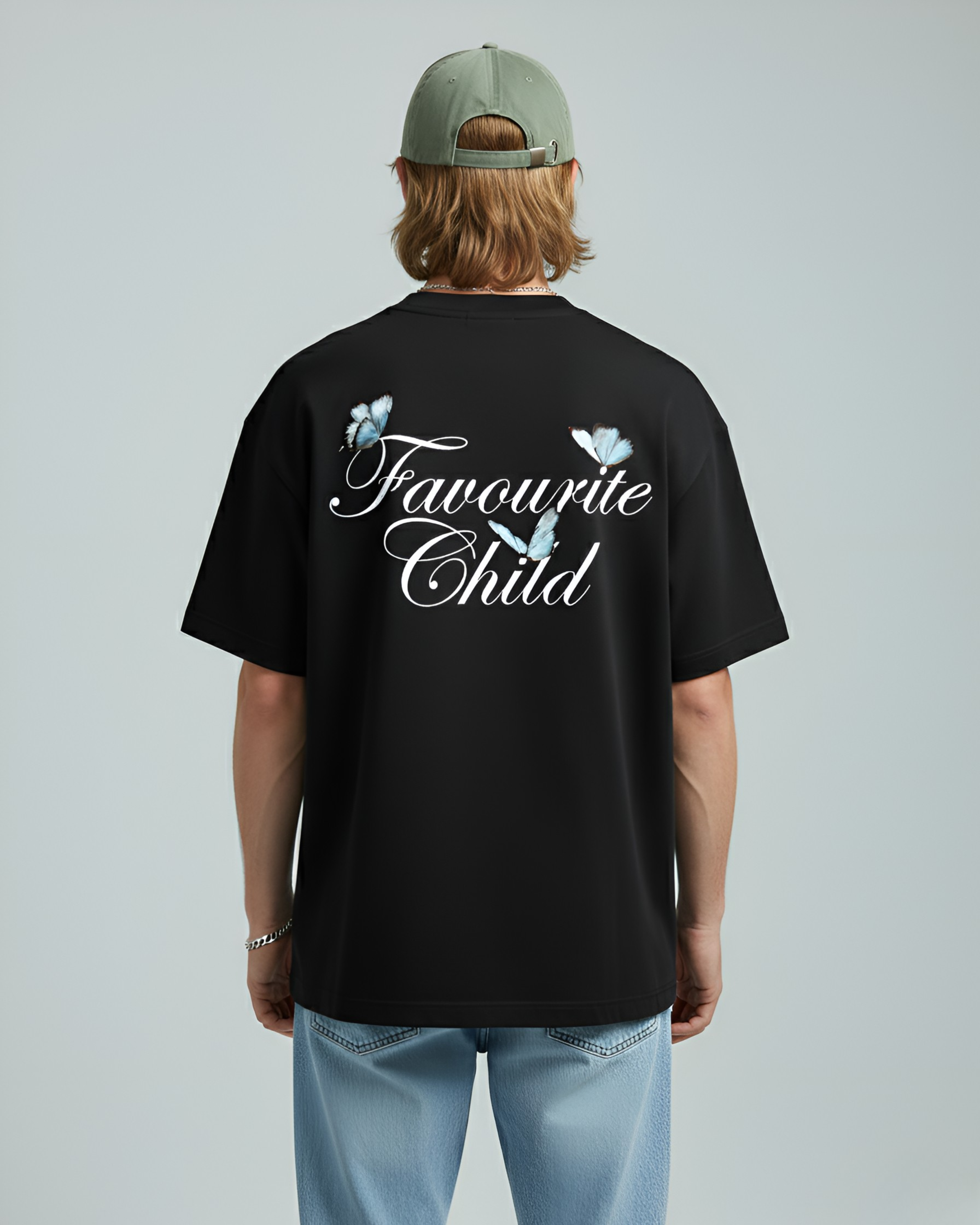 Favourite Child Oversized T-Shirt Black
