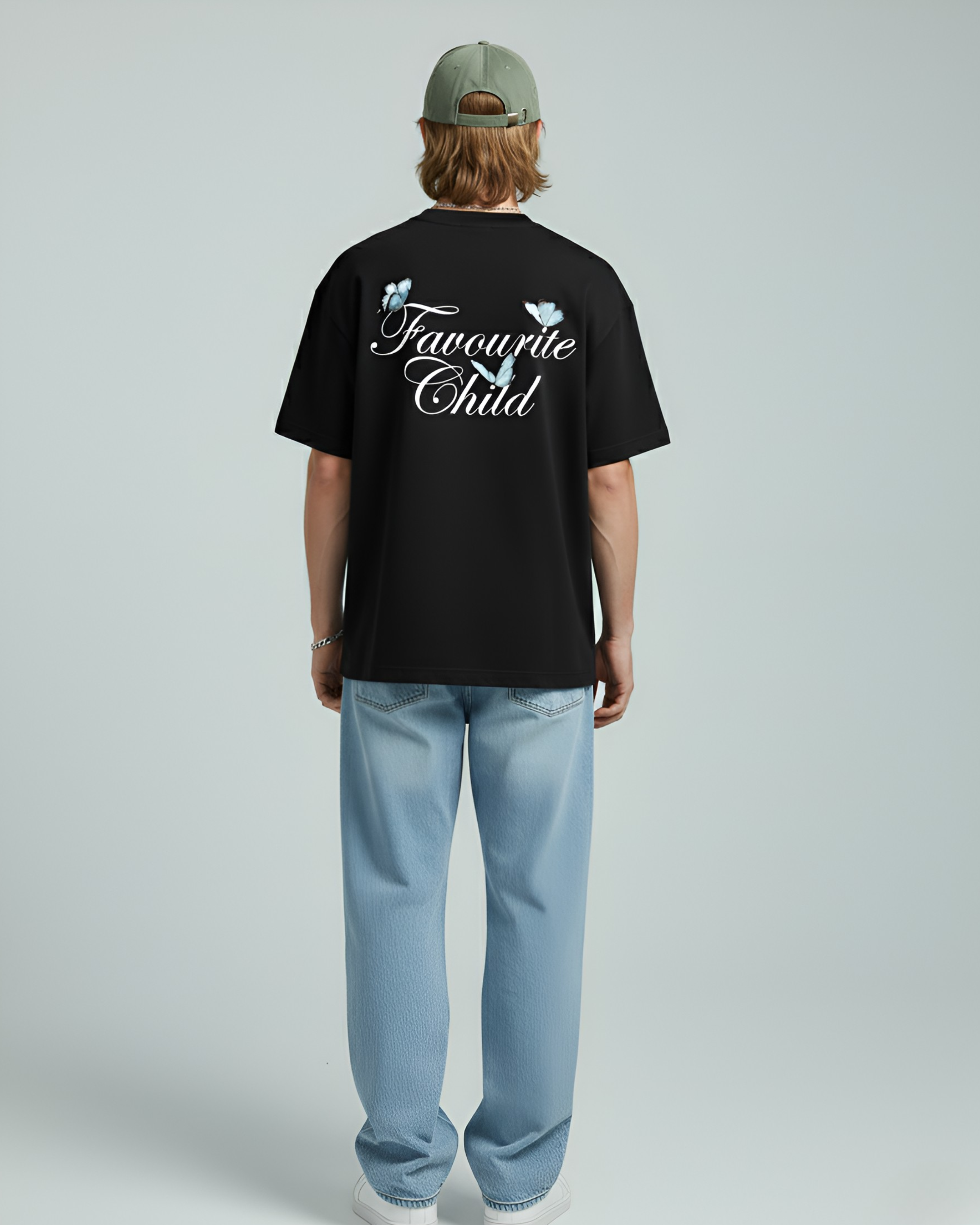 Favourite Child Oversized T-Shirt Black