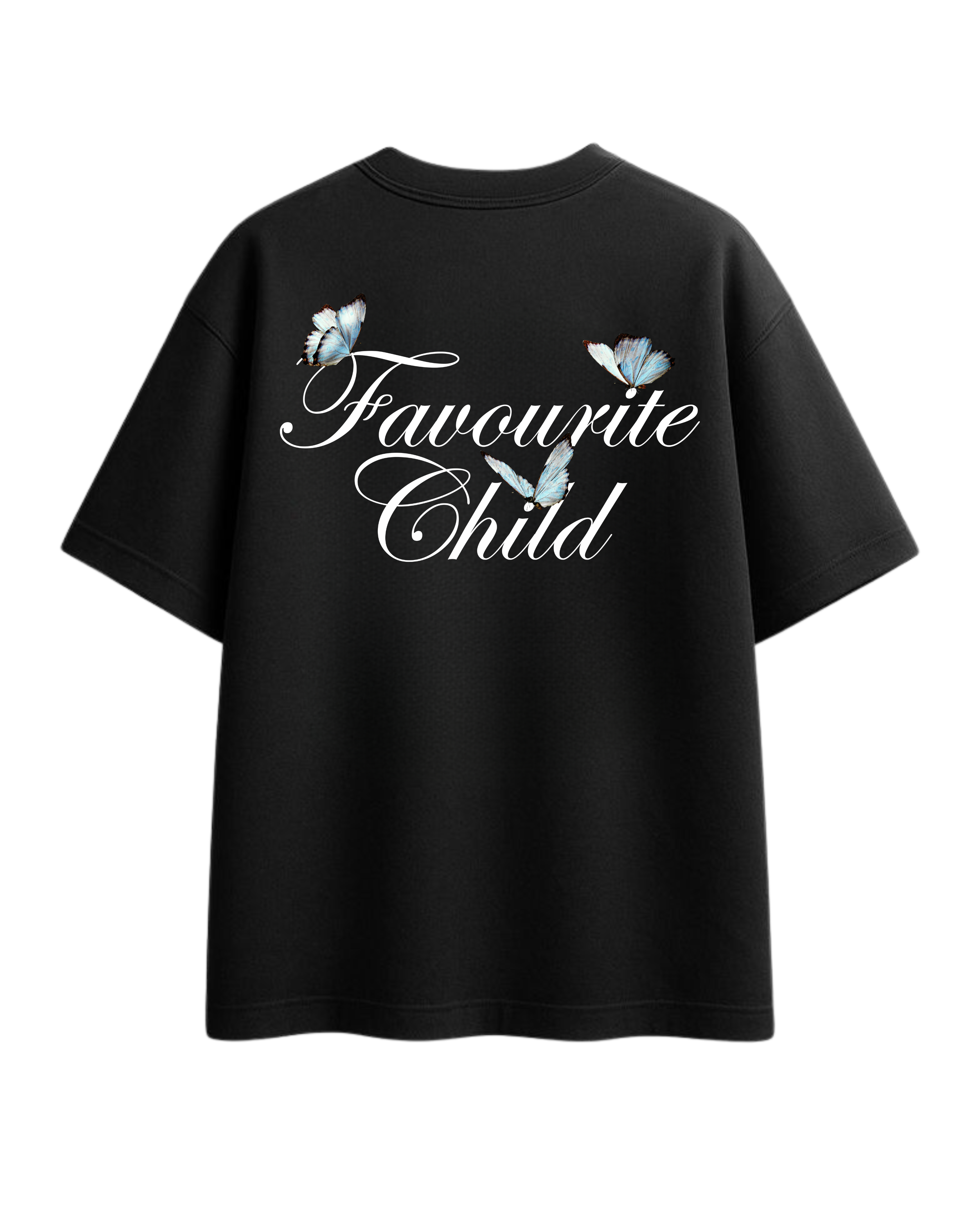 Favourite Child Oversized T-Shirt Black