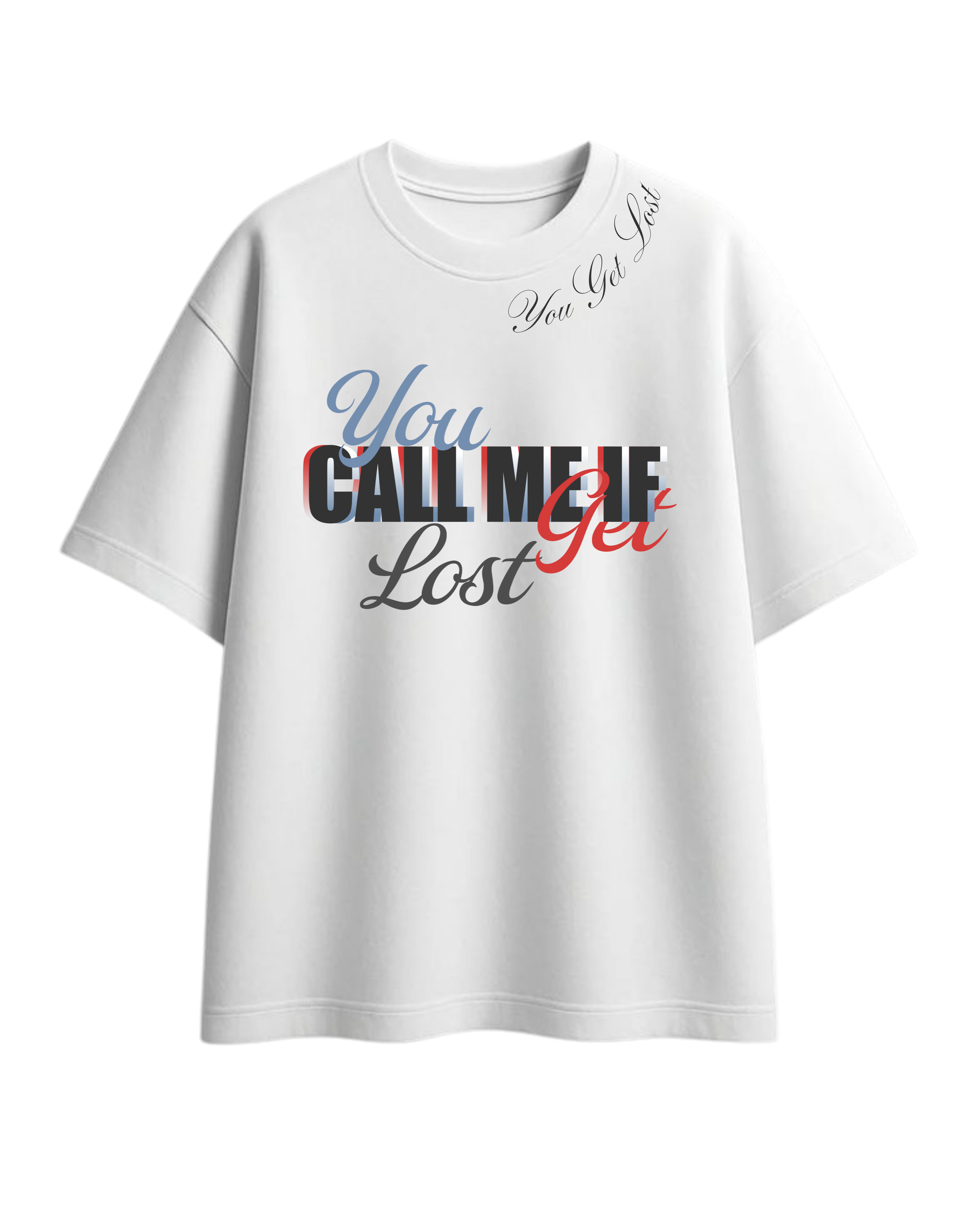 Call Me If You Get Lost Oversized T-Shirt White