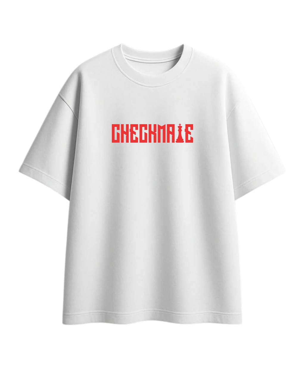 Checkmate White Oversized T-Shirt