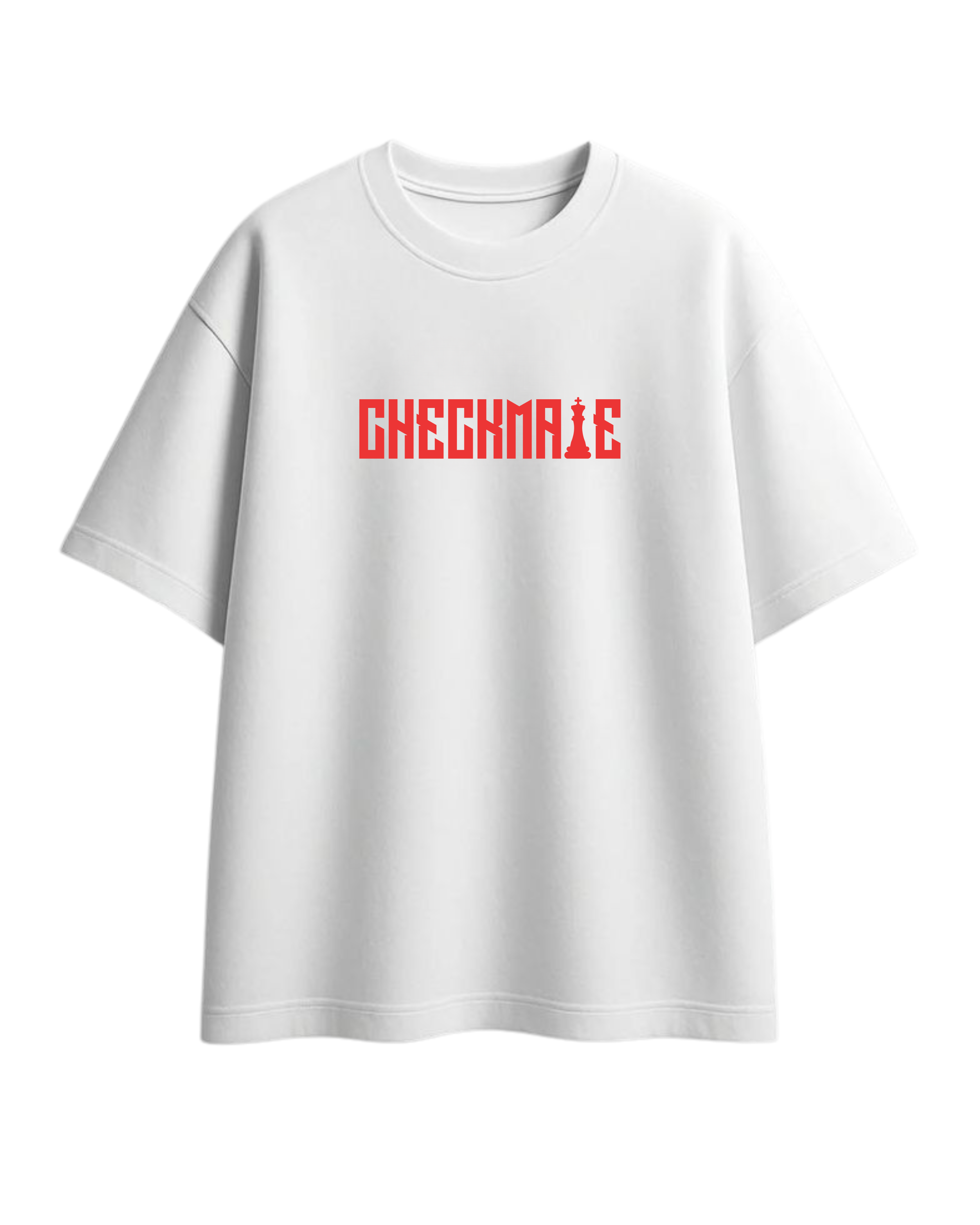 Checkmate White Oversized T-Shirt