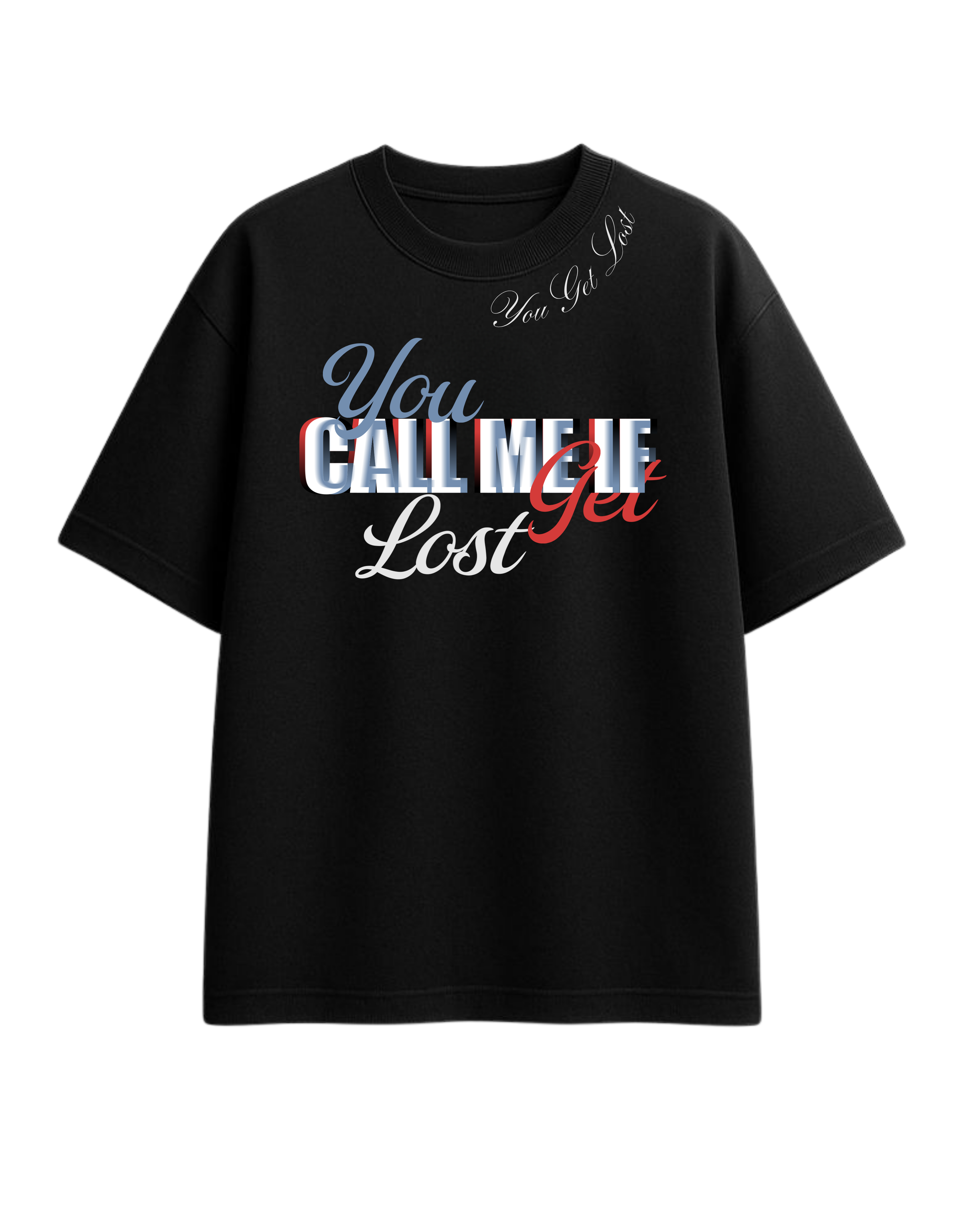 Call Me If You Get Lost Oversize T-Shirt Black